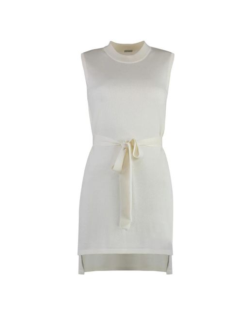 Malo Gray Knitted Dresses