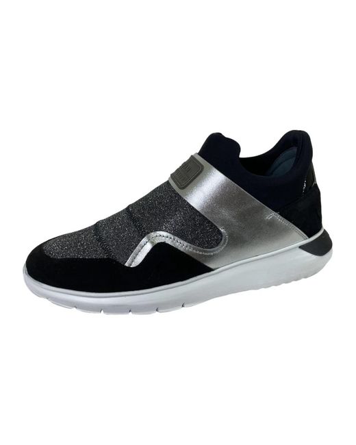 Hogan Black Interactive3 Slip On Schuhe