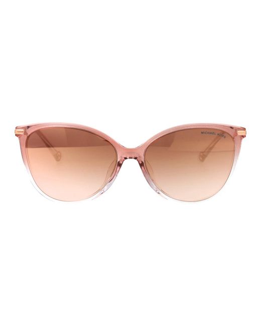 Michael Kors Pink Mk2184u Dupont Cat Eye Injected Sunglasses