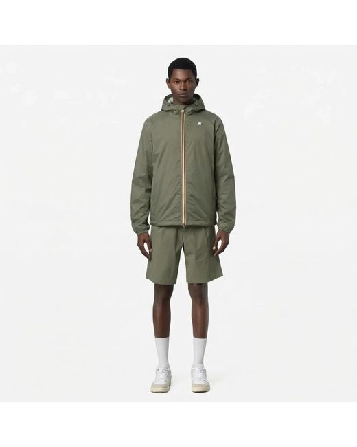 K-Way Jake Reversible Jacket in het Green voor heren