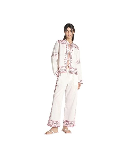 Sea White Pyjamas