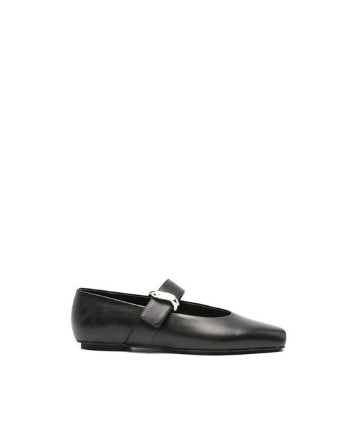 Emporio Armani Black Ballerinas