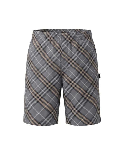 Burberry Gray Casual Shorts for men