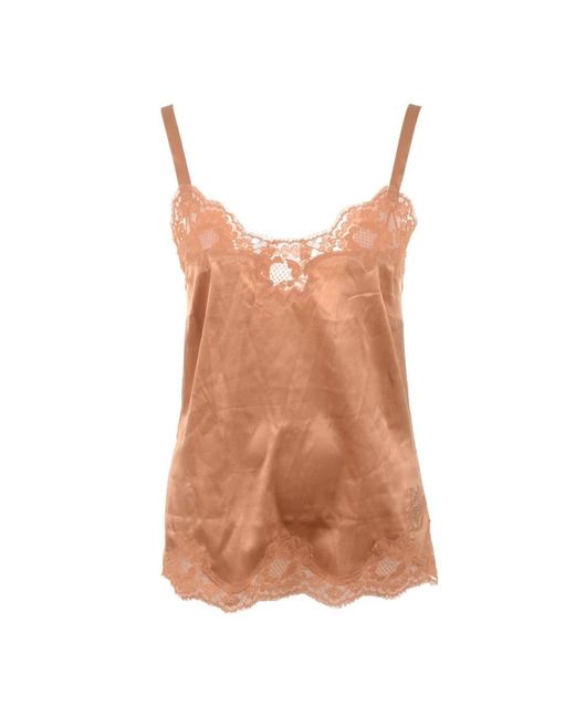 Dolce & Gabbana Lingerie Top in het Brown