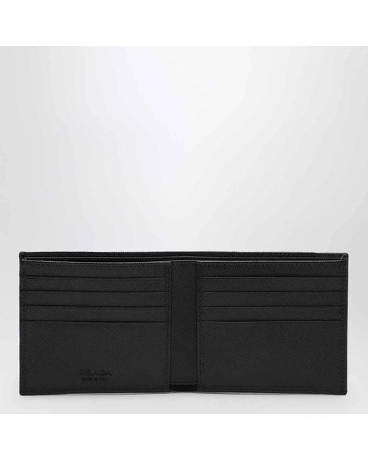 Prada Saffiano Wallet in Black für Herren