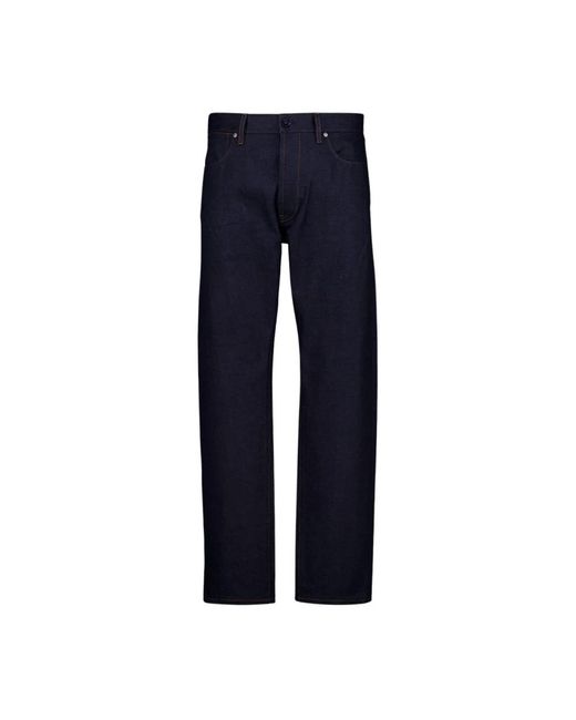 Stone Island Blue Straight Fit Jeans for men