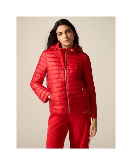 Winter Jackets Oltre de color Red