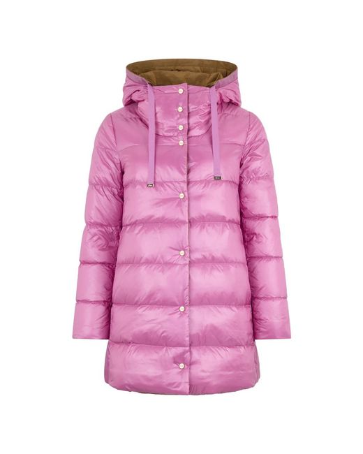 Herno Puffer Jacket in het Pink