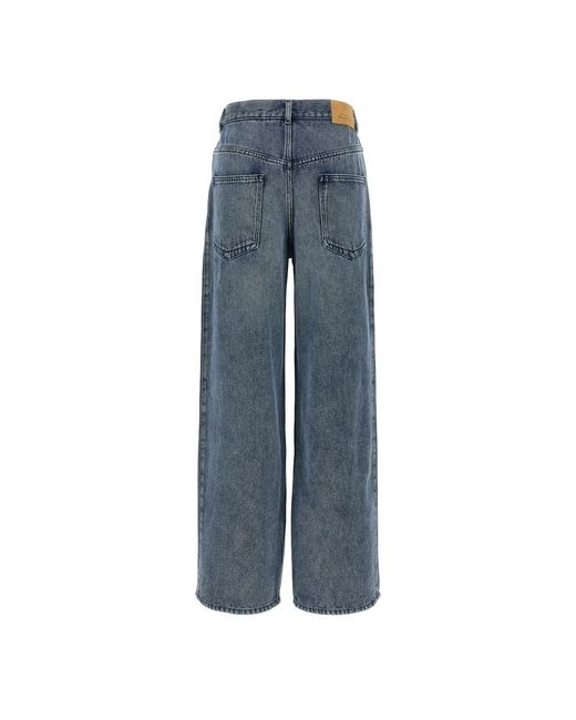 Isabel Marant Blue Wide Jeans