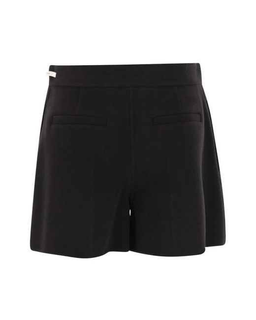 Sportmax Black Short Shorts
