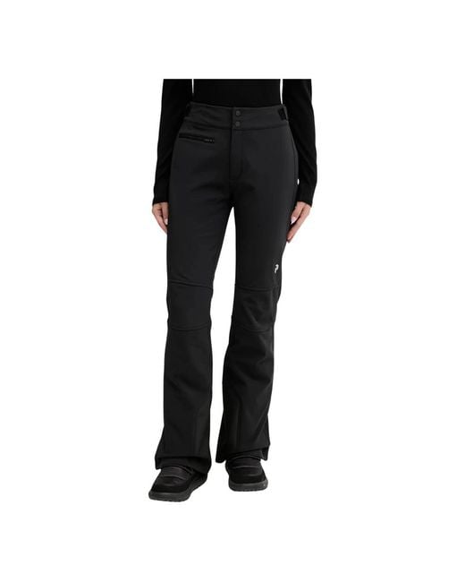 Peak Performance Stretch Softshell Ski Broeken in het Black