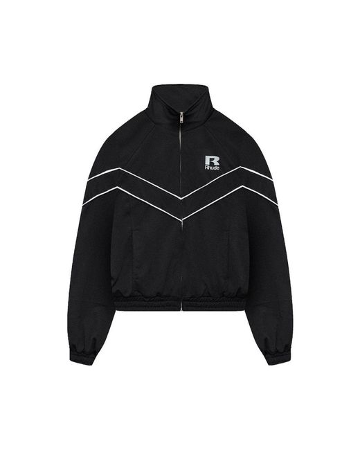 Rhude Black Zip-Throughs for men