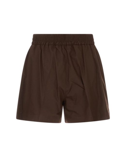 P.A.R.O.S.H. Brown Casual Shorts