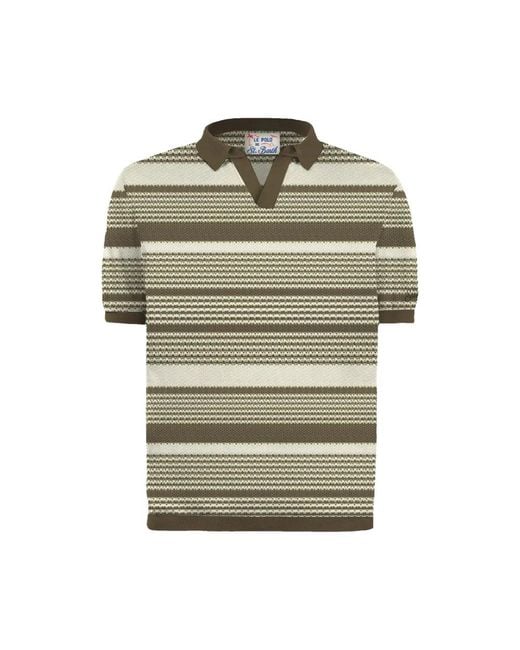 Mc2 Saint Barth Green Polo Shirts for men