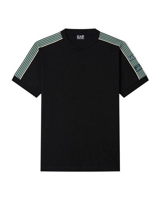 EA7 Black T-Shirts for men