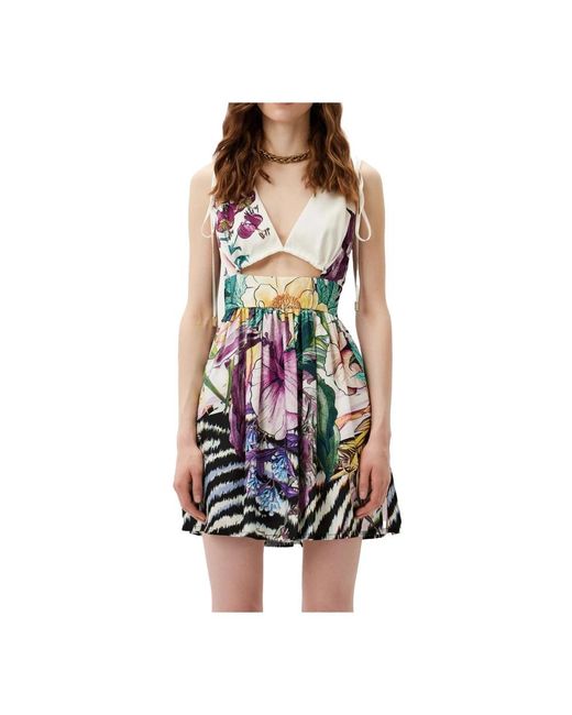 Just Cavalli Multicolor Short Dresses