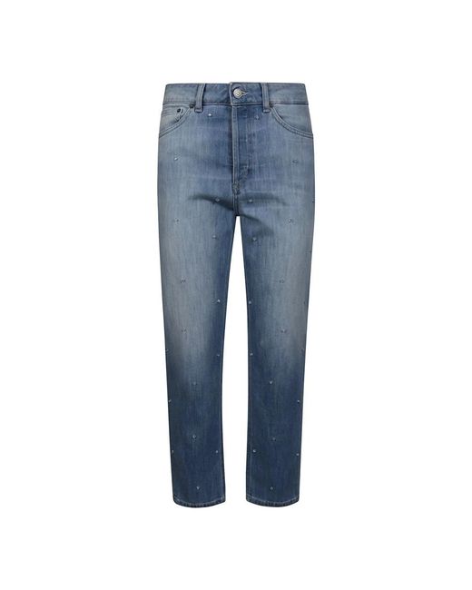 Dondup Blue Straight Jeans