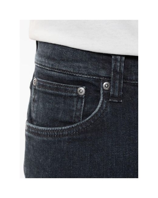 Nudie Jeans Blue Straight Fit Jeans for men