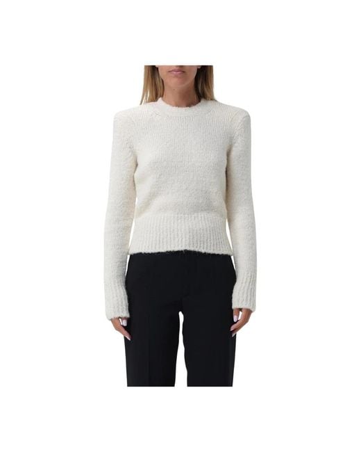 Isabel Marant Gray Round-Neck Knitwear