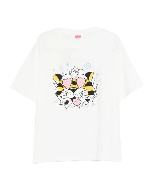 KENZO White T-Shirts for men