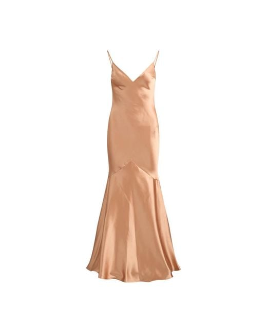 Elisabetta Franchi Brown Gowns