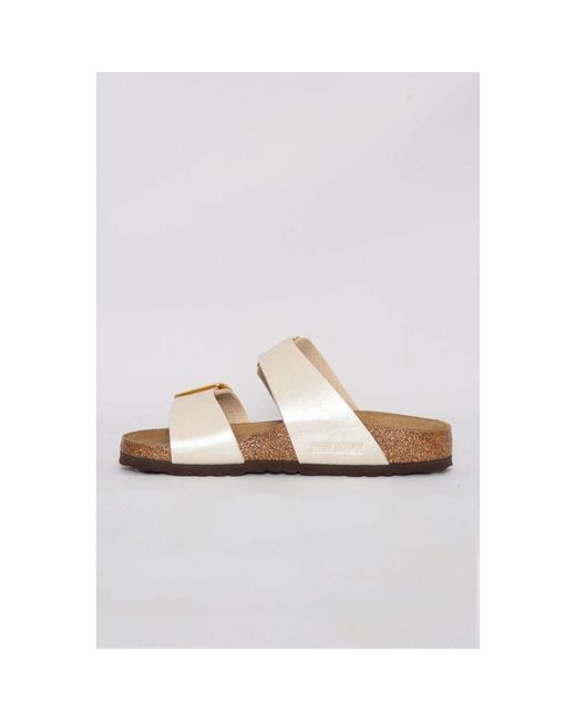 Sliders di Birkenstock in Metallic