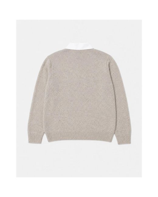 Edmmond Studios Natural Round-Neck Knitwear for men