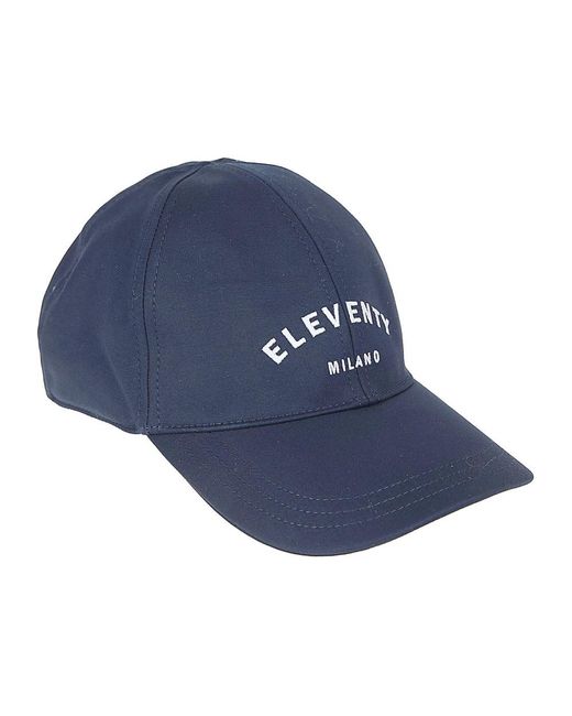 Eleventy Cotton Baseball Cap in Blue für Herren