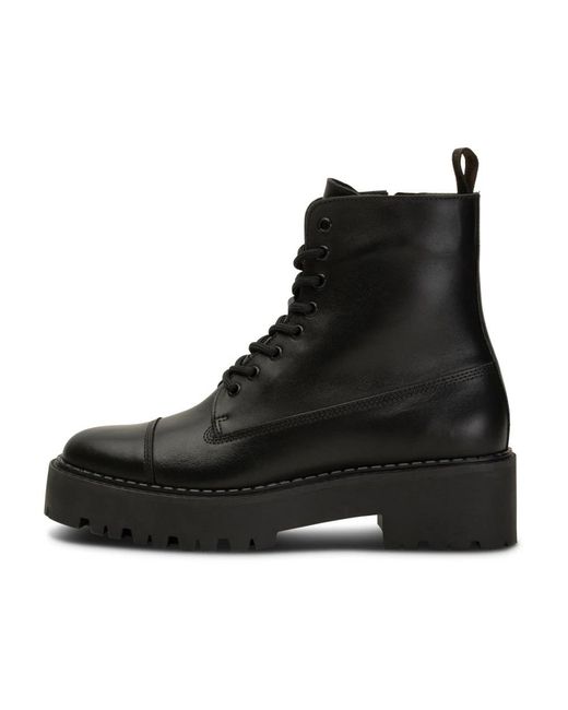Shoe The Bear Black Lace-Up Boots