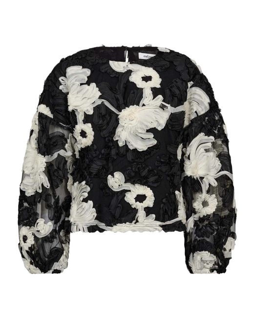 co'couture Fleurcc Blouse in het Black