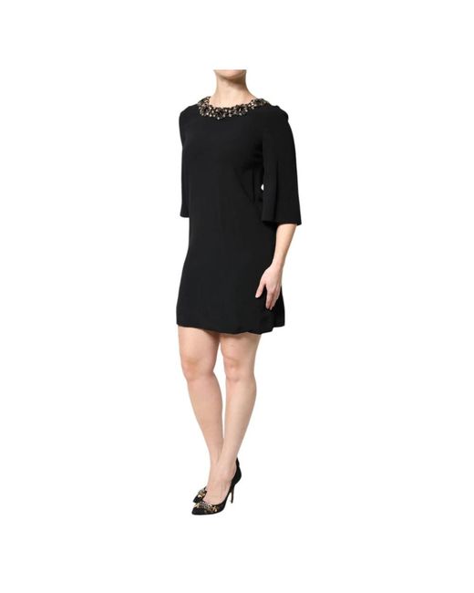 Dolce & Gabbana Black Short Dresses