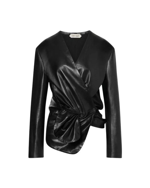 Alberta Ferretti Black Long Sleeve T-Shirts