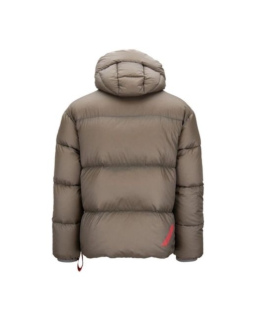 Down Jackets AFTER LABEL de hombre de color Brown
