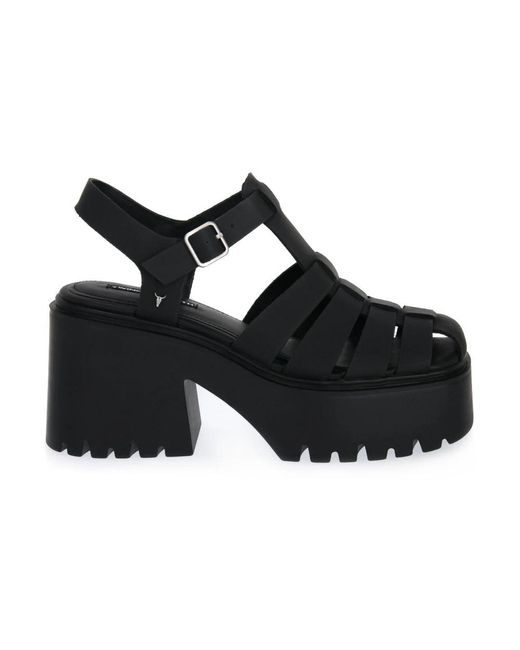 Windsor Smith Black High Heel Sandals