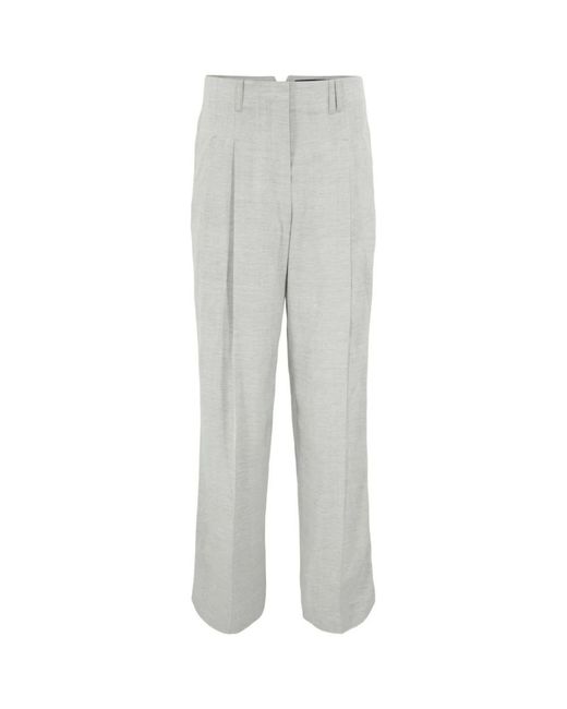 Jacquemus Gray Wide Trousers