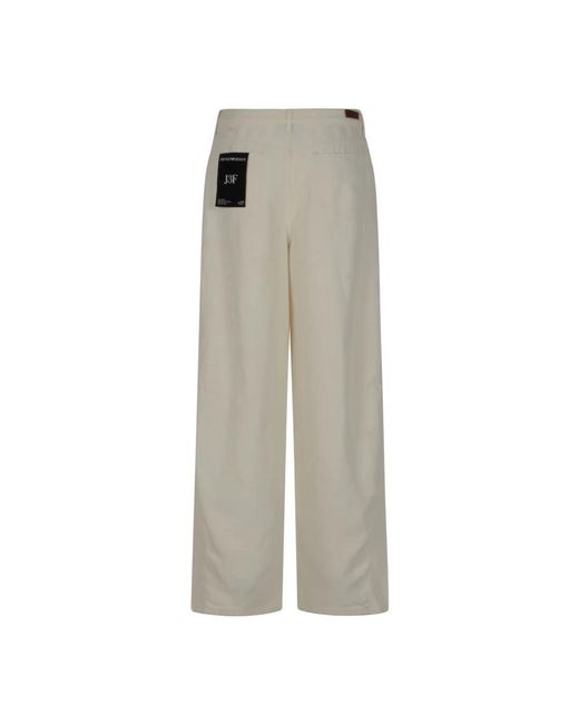 Emporio Armani Gray Wide Trousers