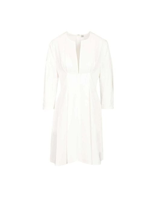 Totême White Short Dresses