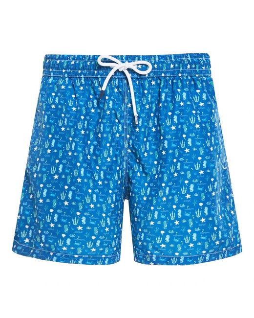 Fedeli Blue Beachwear for men