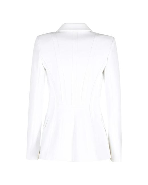 Elisabetta Franchi White Blazers