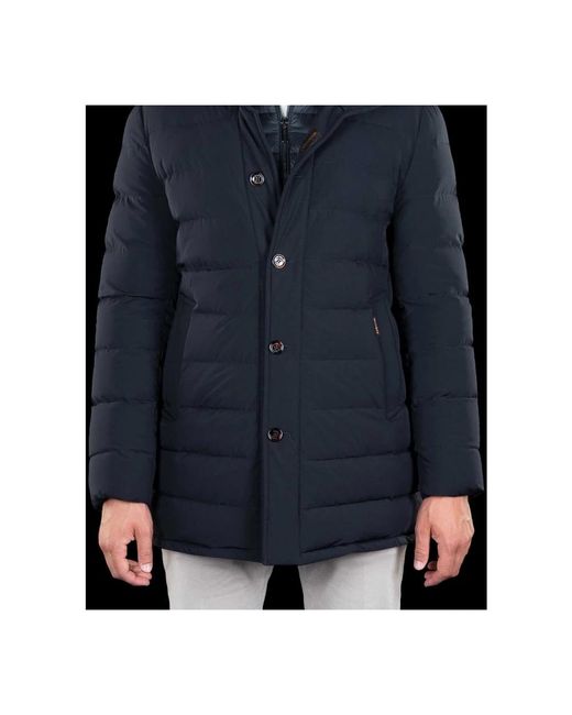 Moorer Blue Down Jackets for men