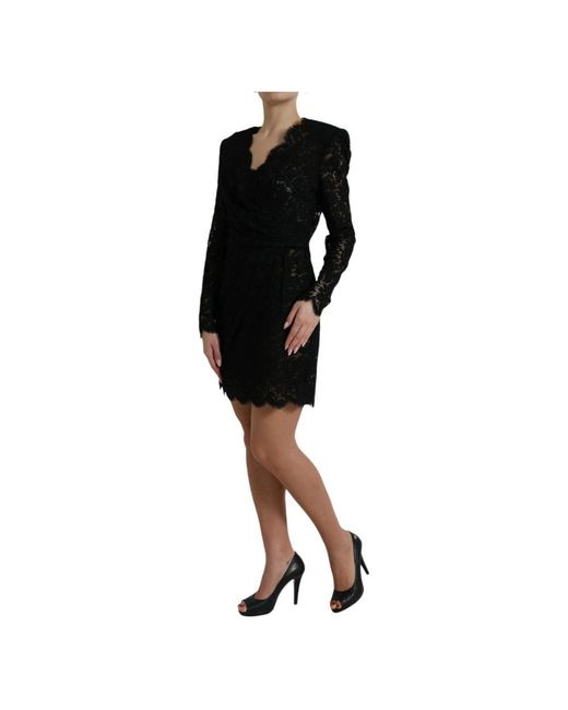 Dolce & Gabbana Black Short Dresses
