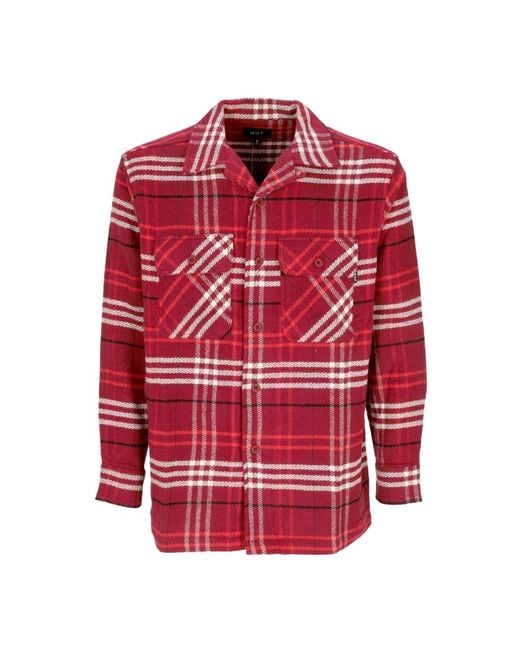 Huf Red Casual Shirts for men