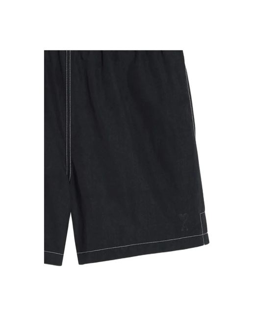 AMI Black Beachwear for men