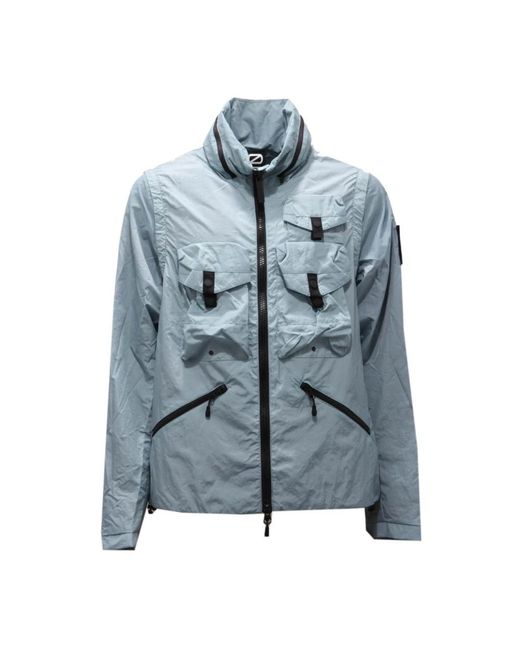 OUTHERE Blue Winter Jackets for men