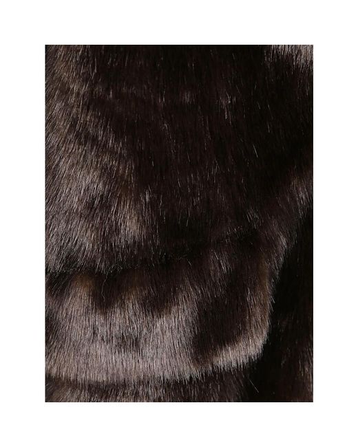 Stand Studio Black Faux Fur & Shearling Jackets