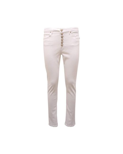 Dondup Gray Skinny Trousers