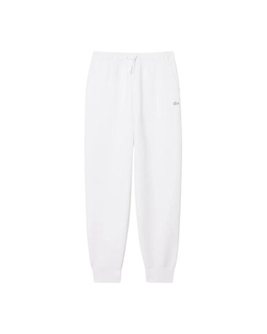 Lacoste White Sweatpants