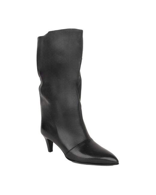 Linda Baumann Black Heeled Boots