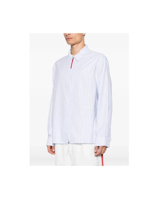 Jacquemus Gestreepte Blouse in het White voor heren