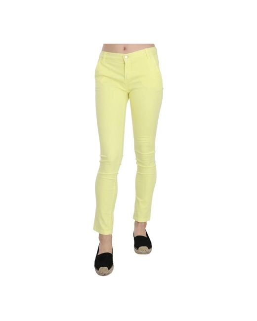 Pinko Yellow Skinny Fit Jeans